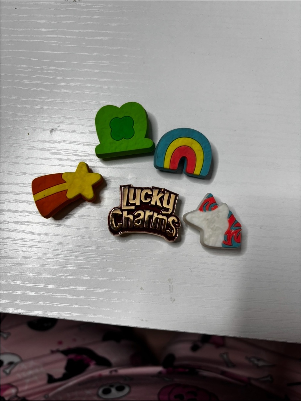 CROCS Jibbitz Lucky Charms Charm Set